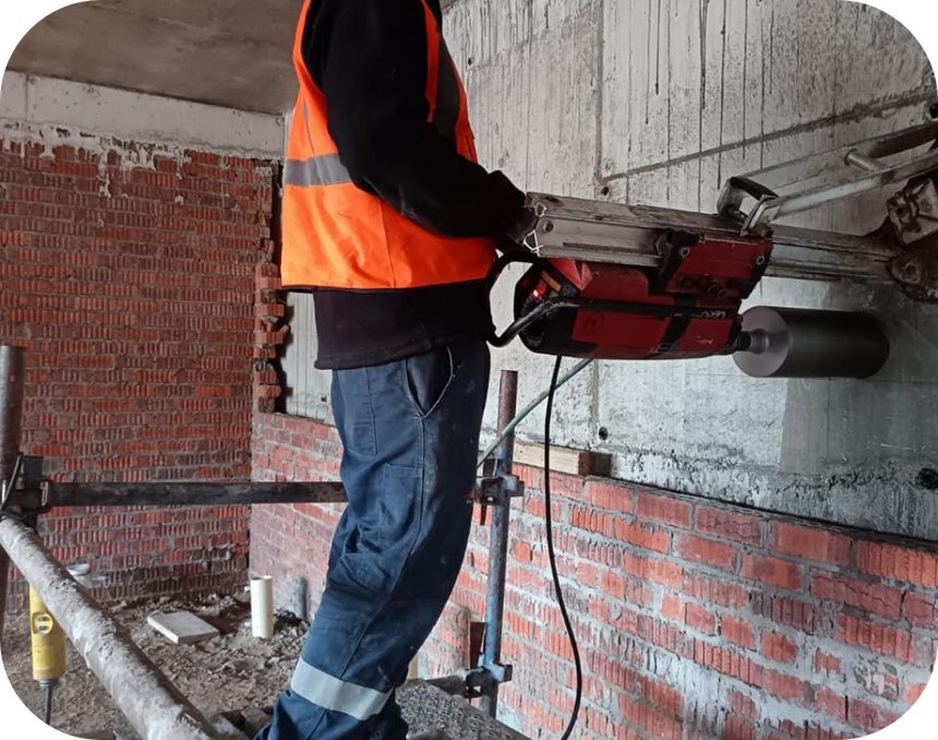 Concrete drilling project 12
