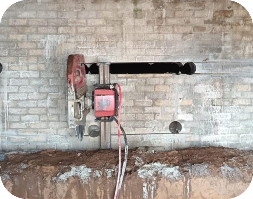 Concrete drilling project 13