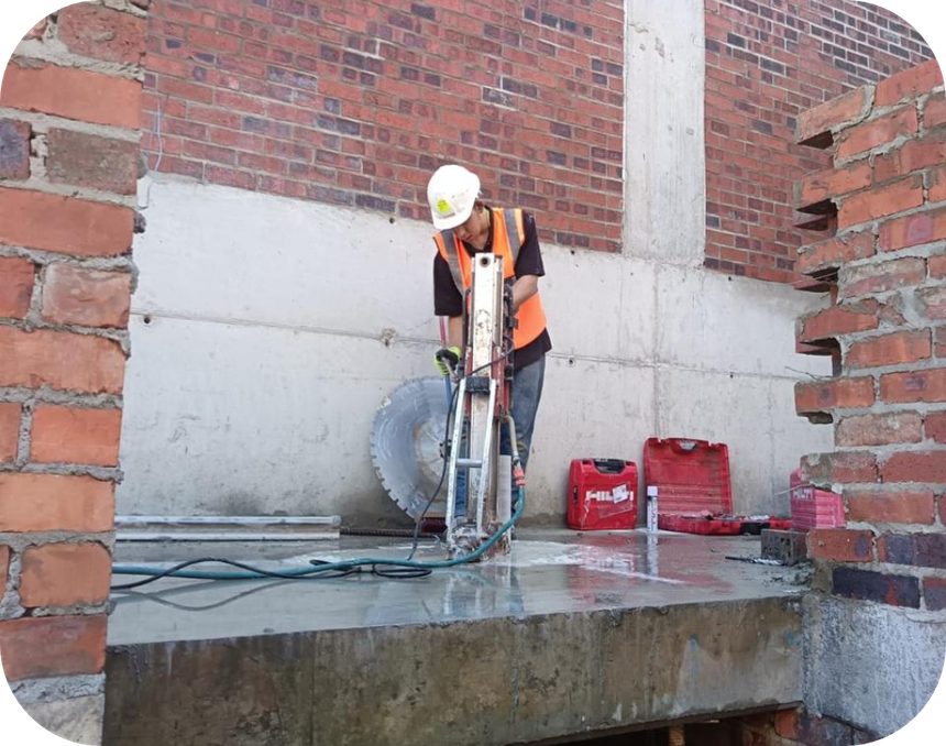 Concrete drilling project 4