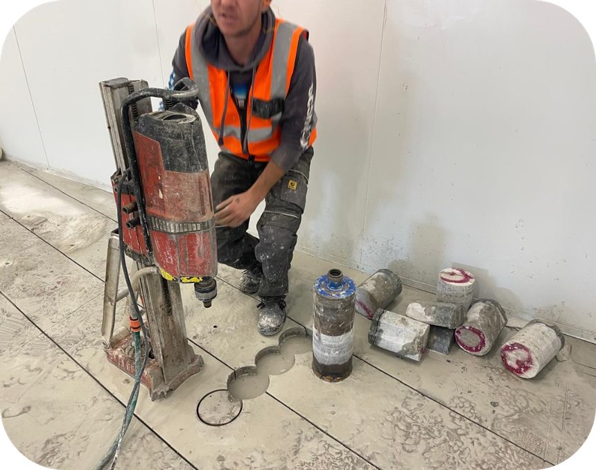 Concrete drilling project 6