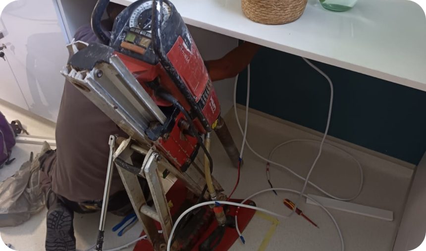 Residential concrete drilling project